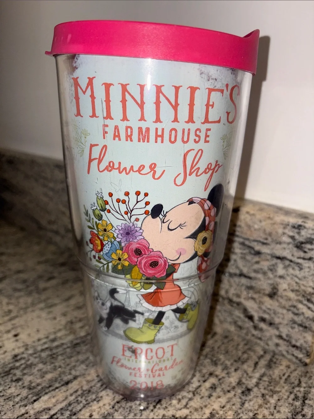 tervis Minnie Mouse Epcot Flower and Garden tumbler
